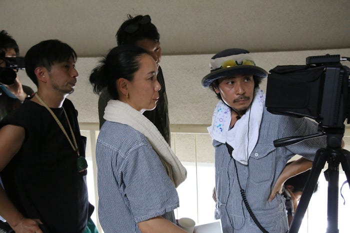 撮影の様子(C)LDH pictuers