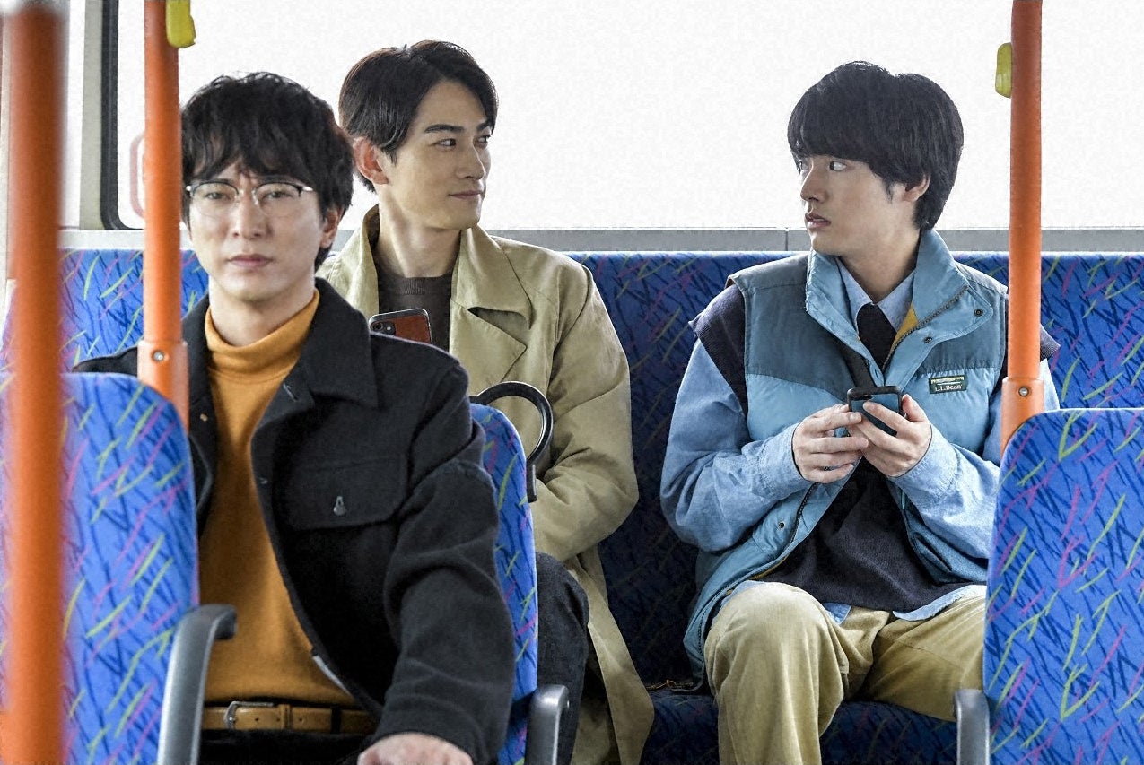 浅香航大、町田啓太、赤楚衛二／第8話より（C）豊田悠／SQUARE ENIX・「30歳まで童貞だと魔法使いになれるらしい」製作委員会　