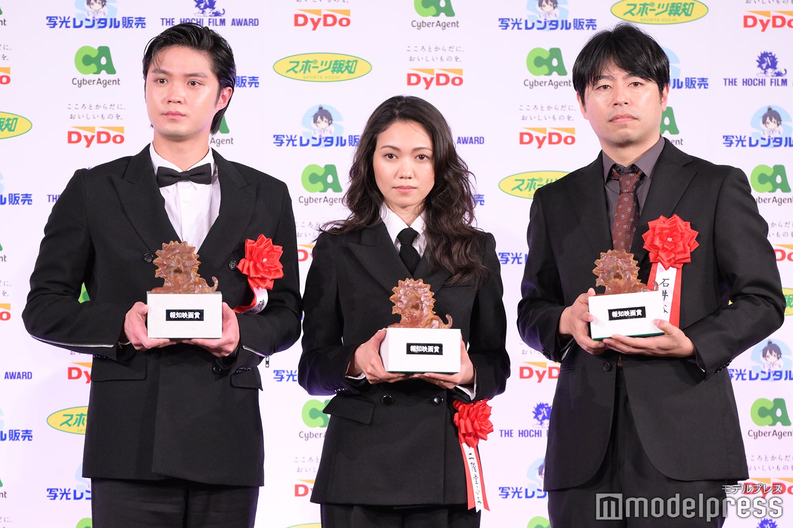 磯村勇斗、二階堂ふみ、石井裕也監督（C）モデルプレス