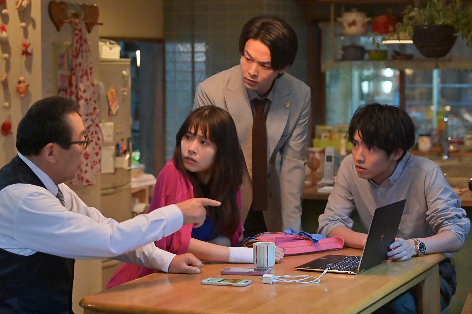 さだまさし、有村架純、中村倫也、赤楚衛二「石子と羽男―そんなコトで訴えます？―」最終話より（C）TBS