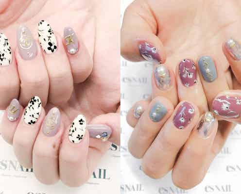 春だけじゃない!秋にこそやりたい花柄ネイル