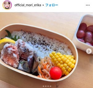 森絵梨佳Instagramストーリーズより