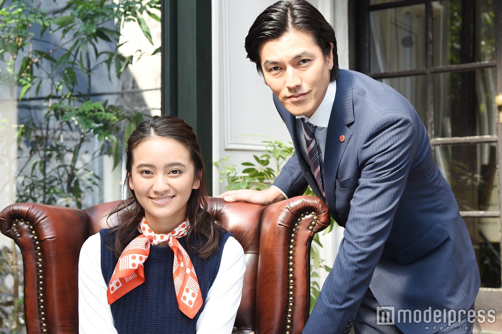 岡田結実、要潤 （C）モデルプレス