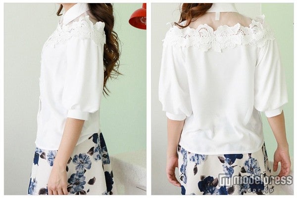 デコルテシースルーブラウス「coordi」5,940円（税込）