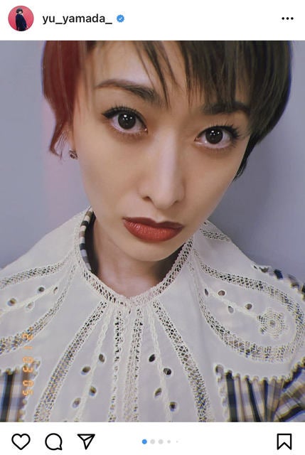 山田優 目力強調のドアップ自撮りショットに ままに見えない可愛さ ショートが似合いすぎ の声 モデルプレス 山田優 目力強調のドアップ自撮りショットに ままに見えない可愛さ ショートが似合いすぎ の声 モデルプレス