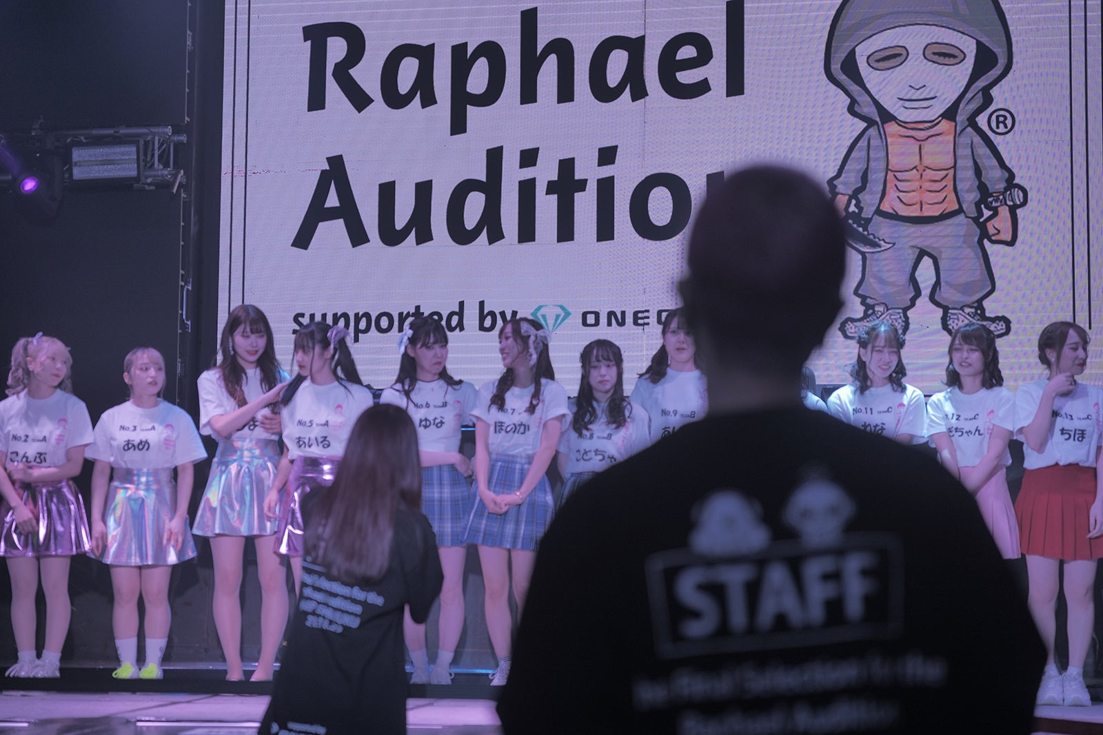 「ラファエルプロデュースアイドル」最終審査より（提供写真）
