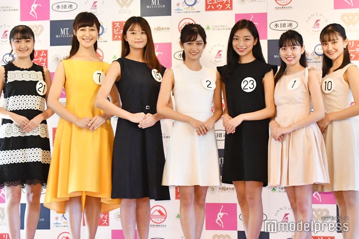 ミス日本2021 ファイナリスト7名決定 うたのおねえさん 高校生 アナウンサー志望の女子大生ら モデルプレス