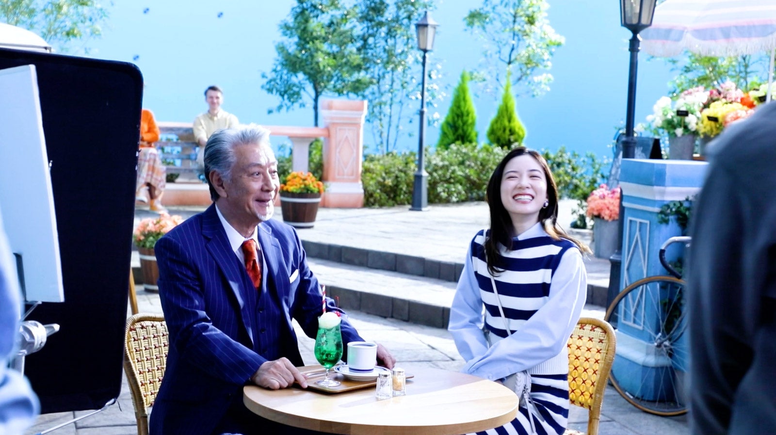 高田純次、永野芽郁（提供写真）