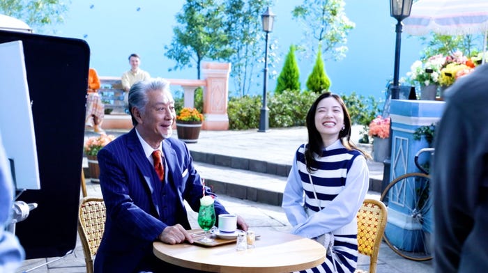 高田純次、永野芽郁(提供写真)