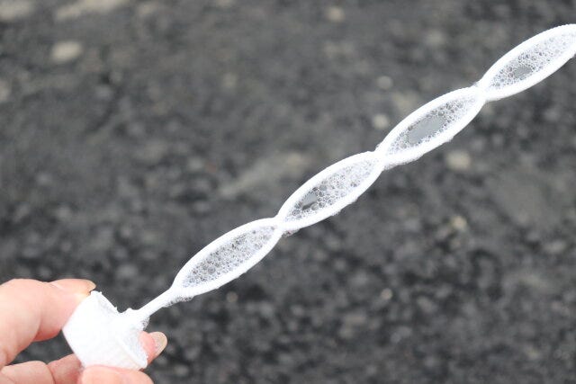 ダイソー　濃縮シャボン玉液　スティック　キャップ