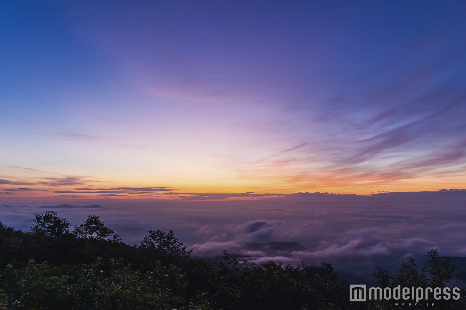 福島盆地の雲海／画像提供：福島県