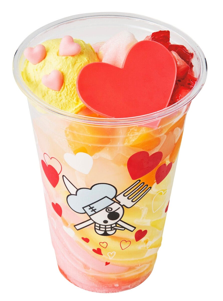 サンジのメロリン・フローズン・スムージー ～ピーチ＆レモン～ 850円　画像提供：ユニバーサル・スタジオ・ジャパン