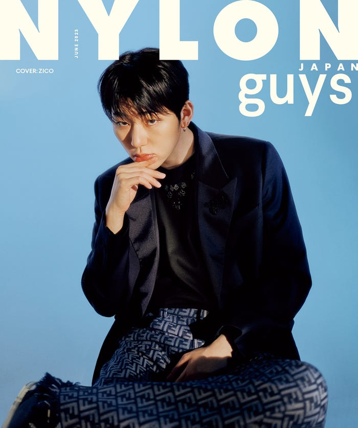 「NYLON JAPAN」6月号(4月27日発売)特別版「ZICO ISSUE」裏表紙:ZICO(C)NYLON JAPAN