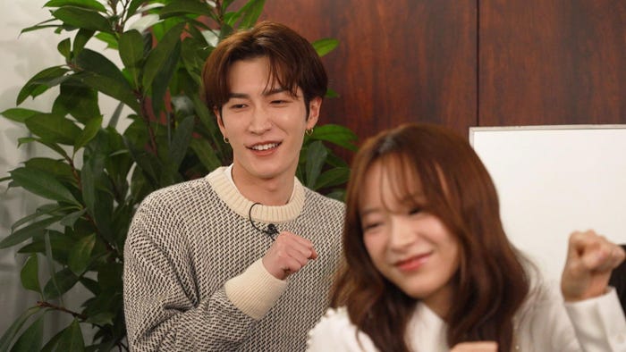 渡辺翔太、森香澄(C)共同テレビジョン