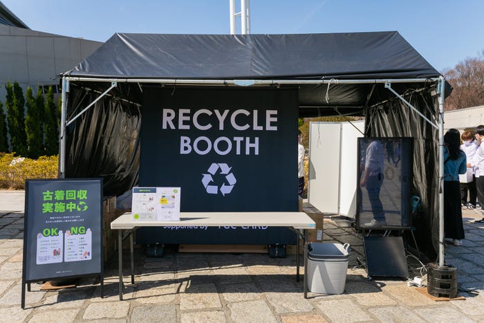 衣料品回収(提供写真)