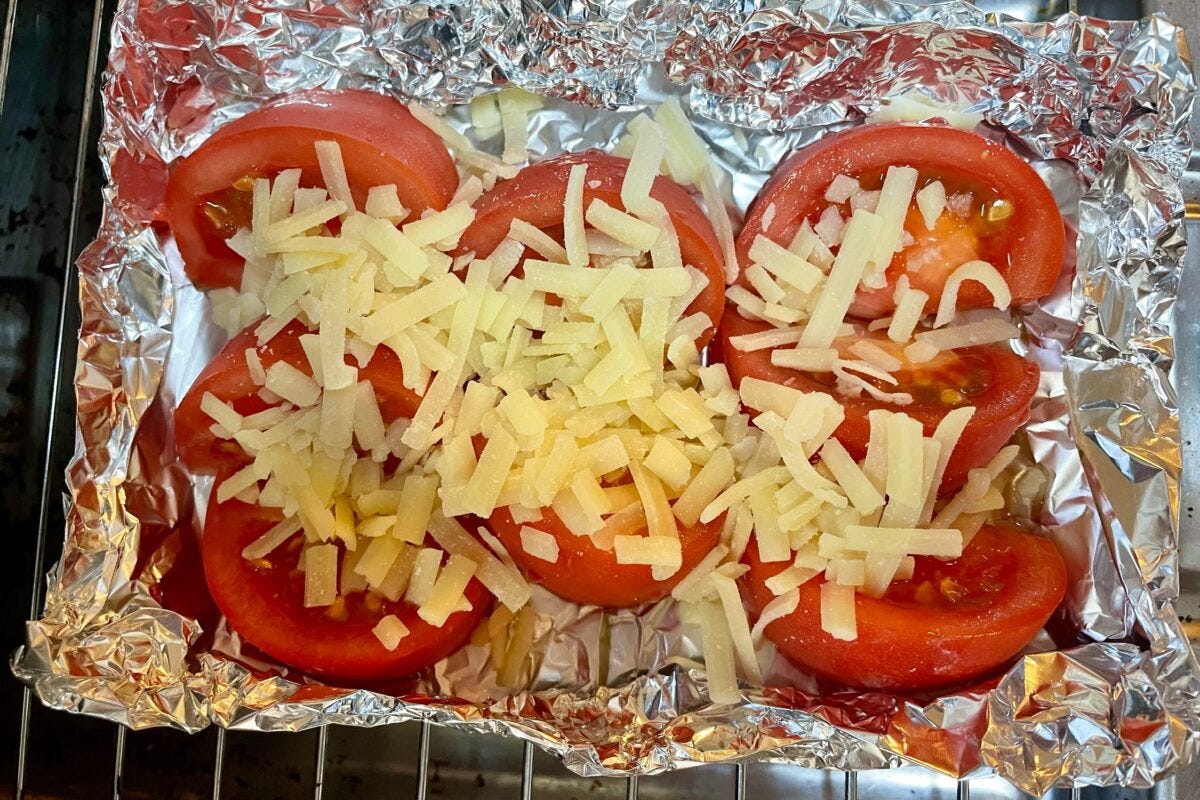 トマトのチーズ焼き