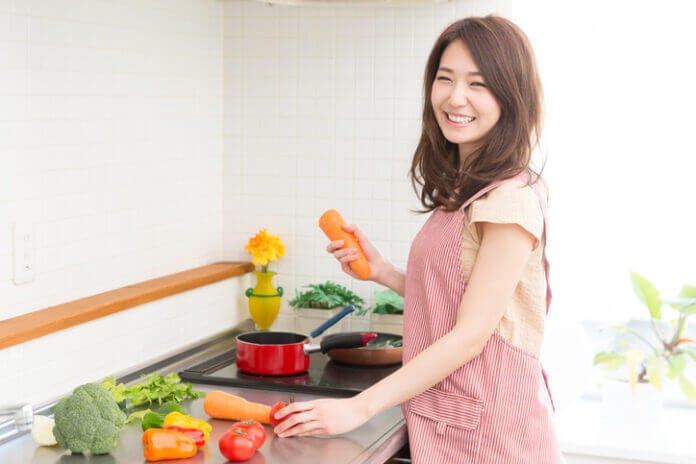1:エプロン姿でキッチンに立ってほしい!