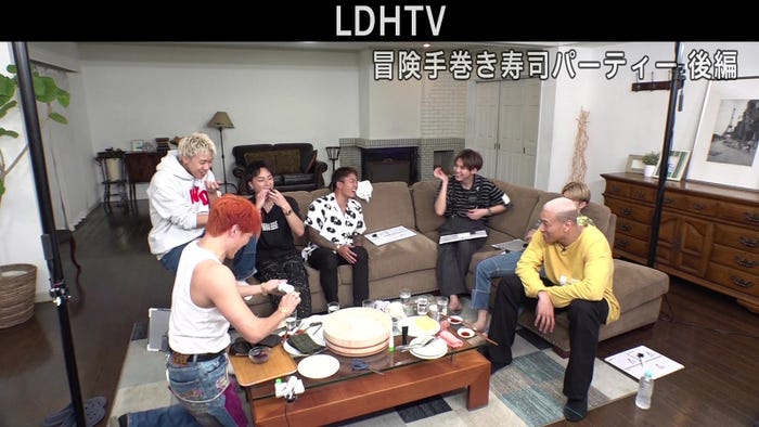 GENERATIONS from EXILE TRIBEの『冒険手巻き寿司パーティー後編』より(画像提供:LDH JAPAN)