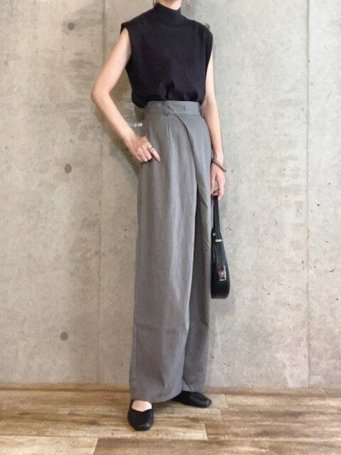 コーデ　秋　夏　先取り