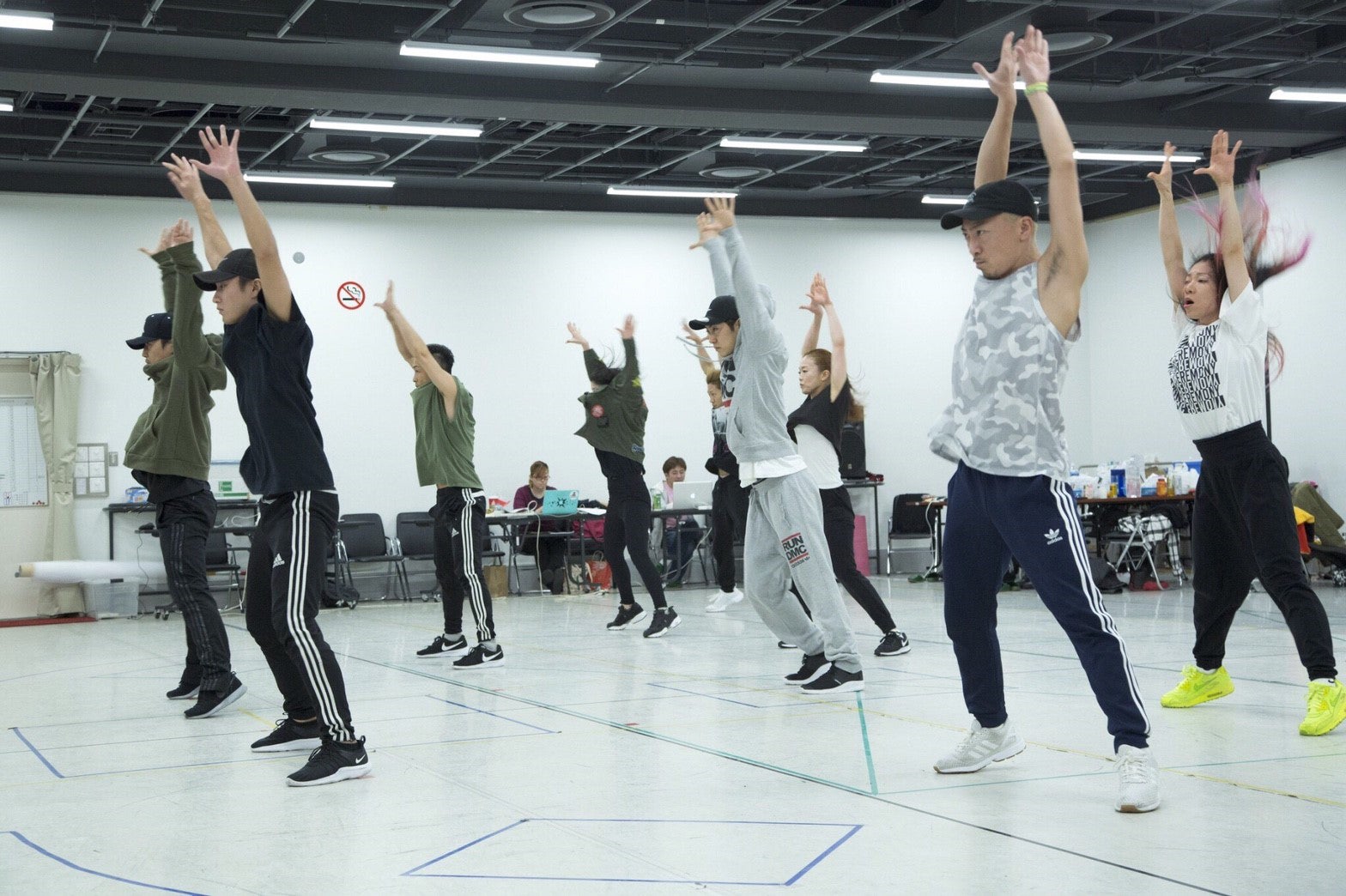 ayumi hamasaki COUNTDOWN LIVE 2016-2017 A 『Just the beginning -20-』のダンスリハーサルの様子（画像提供：avex）