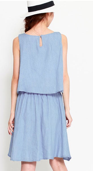 3タイプドッキングノースリフレアワンピース「salus」2,990円（税込）