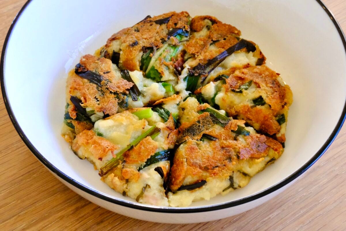 ロバート馬場　豆腐チヂミ