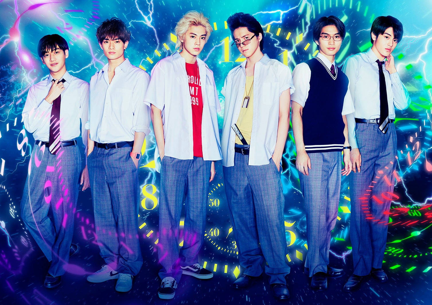 美 少年、グループで連続ドラマ初主演決定 リーゼント・金髪…衝撃ビジュアル解禁＜真夏の少年～19452020＞