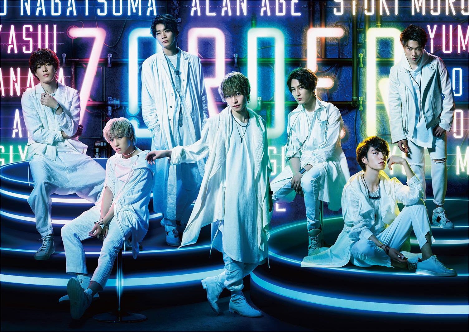 7ORDER（左から／真田佑馬、安井謙太郎、長妻怜央、阿部顕嵐、萩谷慧悟、森田美勇人、諸星翔希）（提供写真）