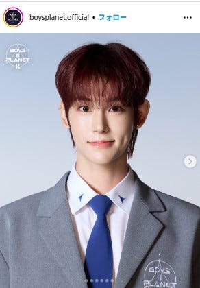 ソ・ウォン/BOYS ll PLANET Instagramより