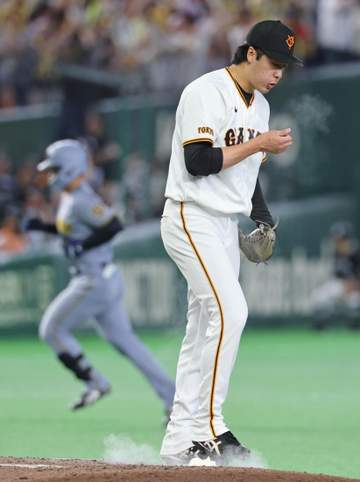 巨人悪夢…阪神に3連敗 先発・西舘が五回に逆転2ラン被弾 打線は昇格即スタメンの中山が三回に先制2ランも