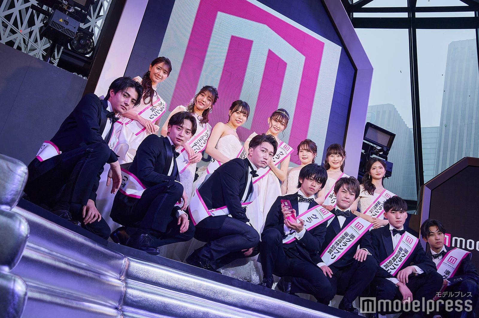 「ミスモデルプレス」「ミスターモデルプレス」表彰式の様子（C）モデルプレス