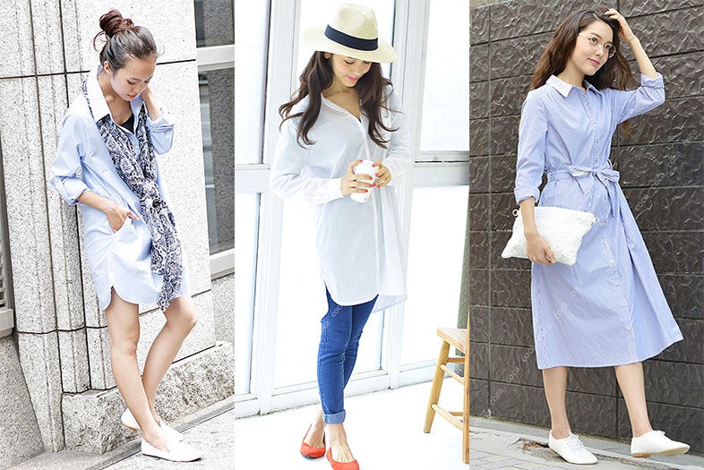 着回し力抜群！大人の品格溢れる「シャツワンピ」