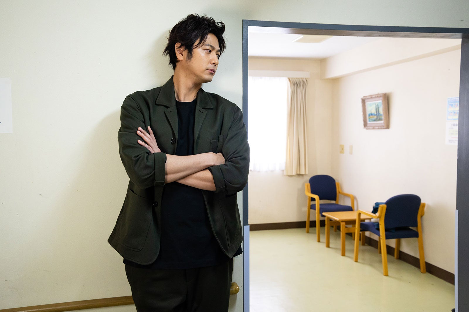 速水もこみち ／「もしも、イケメンだけの高校があったら」第2話より（C）テレビ朝日