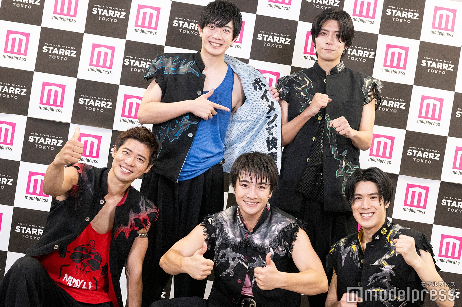 BOYS AND MEN／（後列左から）田村侑久、吉原雅斗（前列左から）辻本達規、本田剛文、平松賢人（C）モデルプレス