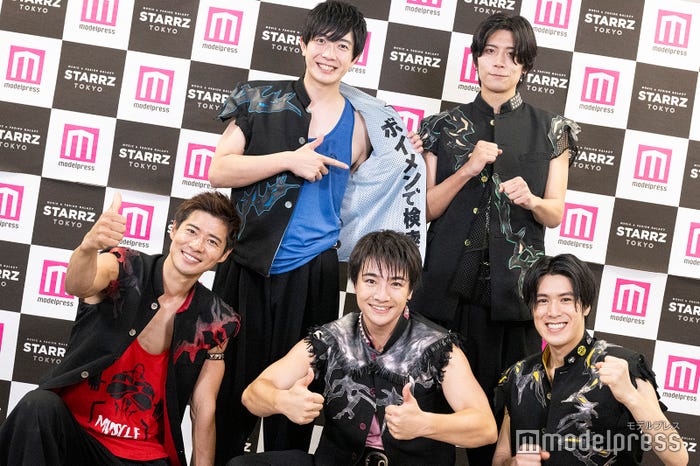 BOYS AND MEN/(後列左から)田村侑久、吉原雅斗(前列左から)辻本達規、本田剛文、平松賢人(C)モデルプレス