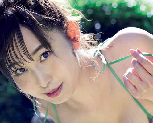 塩地美澄アナ、ふっくらバストで悩殺 写真集未掲載カットを公開