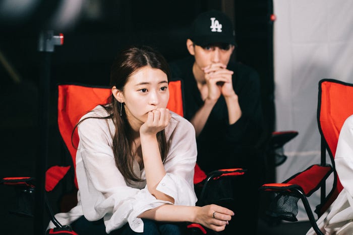 吉永アユリ「恋愛ドラマな恋がしたい~Kissing the tears away~」第1話(C)AbemaTV, Inc.