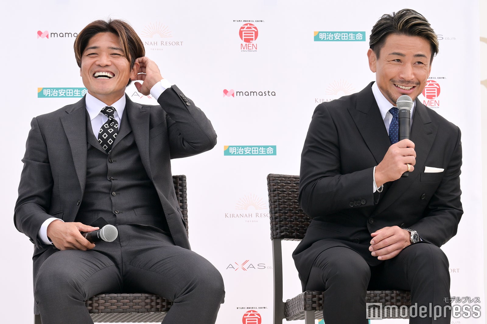 大久保嘉人、蓮見孝之アナウンサー（C）モデルプレス