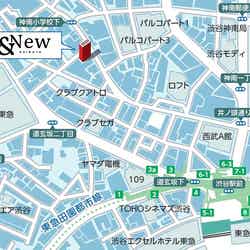HULIC＆New SHIBUYAマップ／画像提供：HULIC＆New SHIBUYA