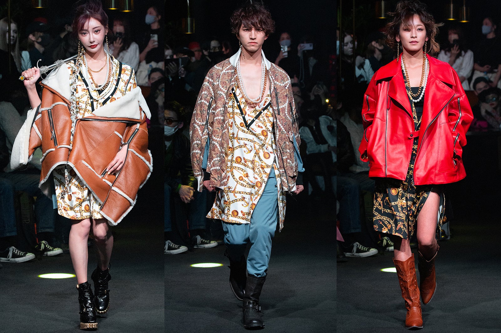 田口淳之介・西山茉希・明日花キララら、海賊ルックでランウェイ披露