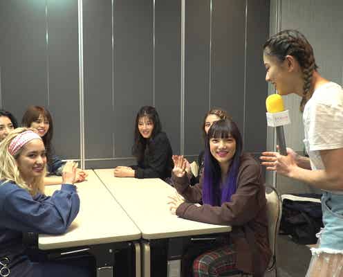 E-girls、メンバーの意外な才能が開花?武部柚那が楽屋突撃