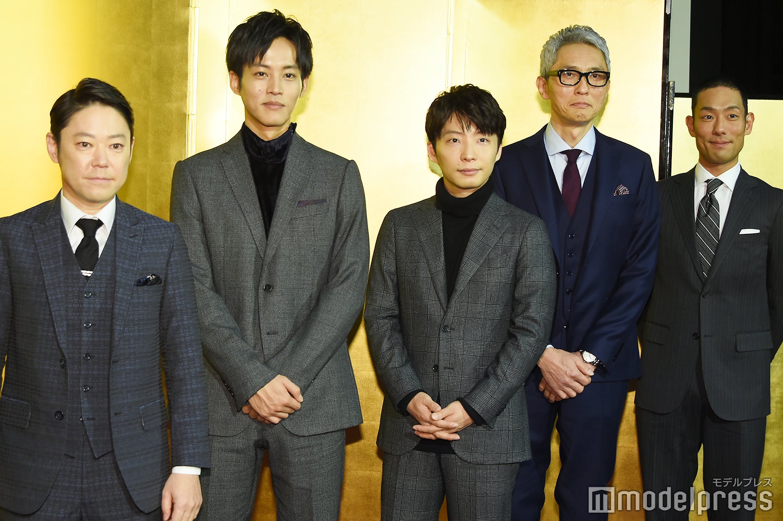 （左から）阿部サダヲ、松坂桃李、星野源、松重豊、中村勘九郎（C）モデルプレス