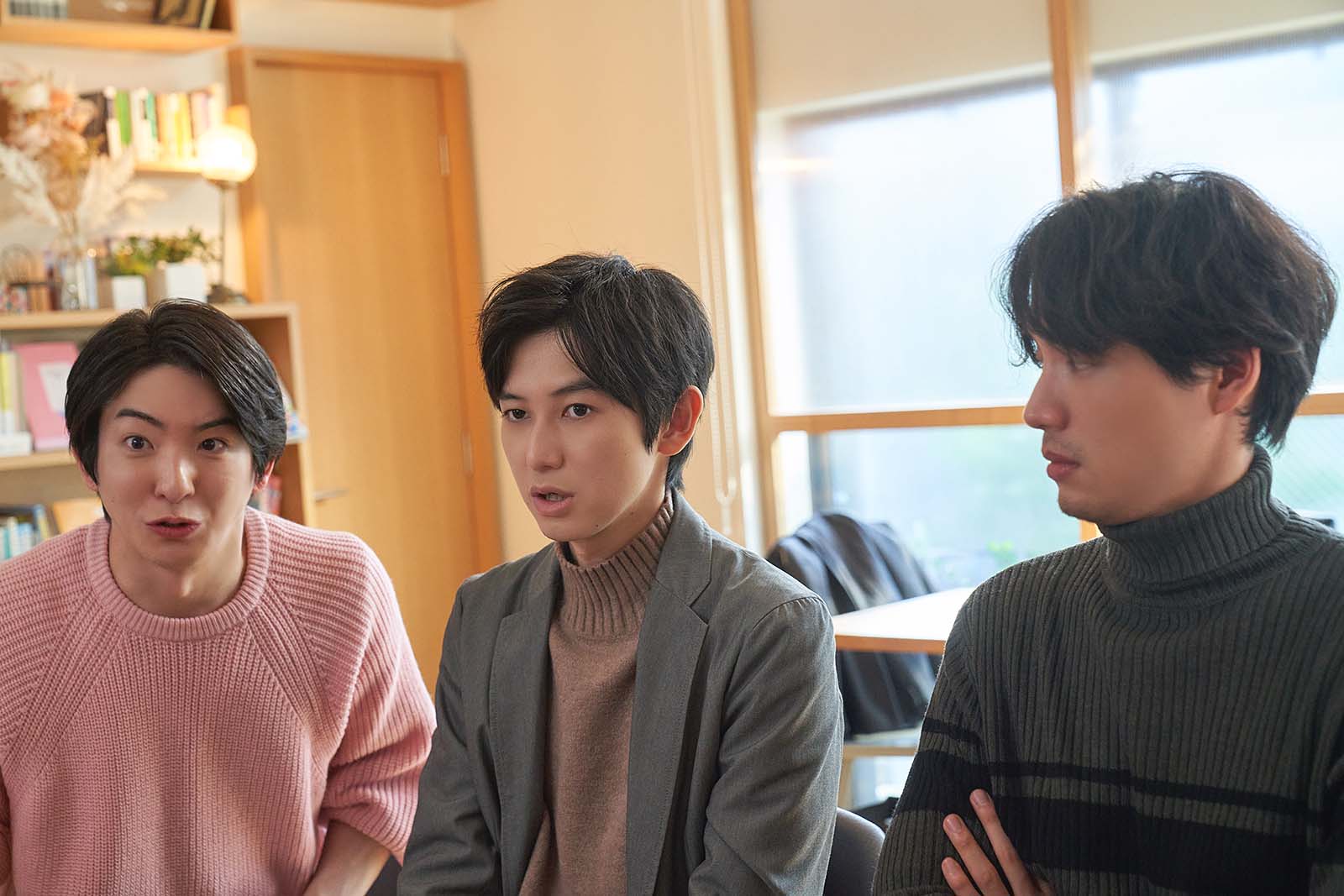 前田公輝、本郷奏多、福士蒼汰「アイのない恋人たち」第3話より（C）ABCテレビ