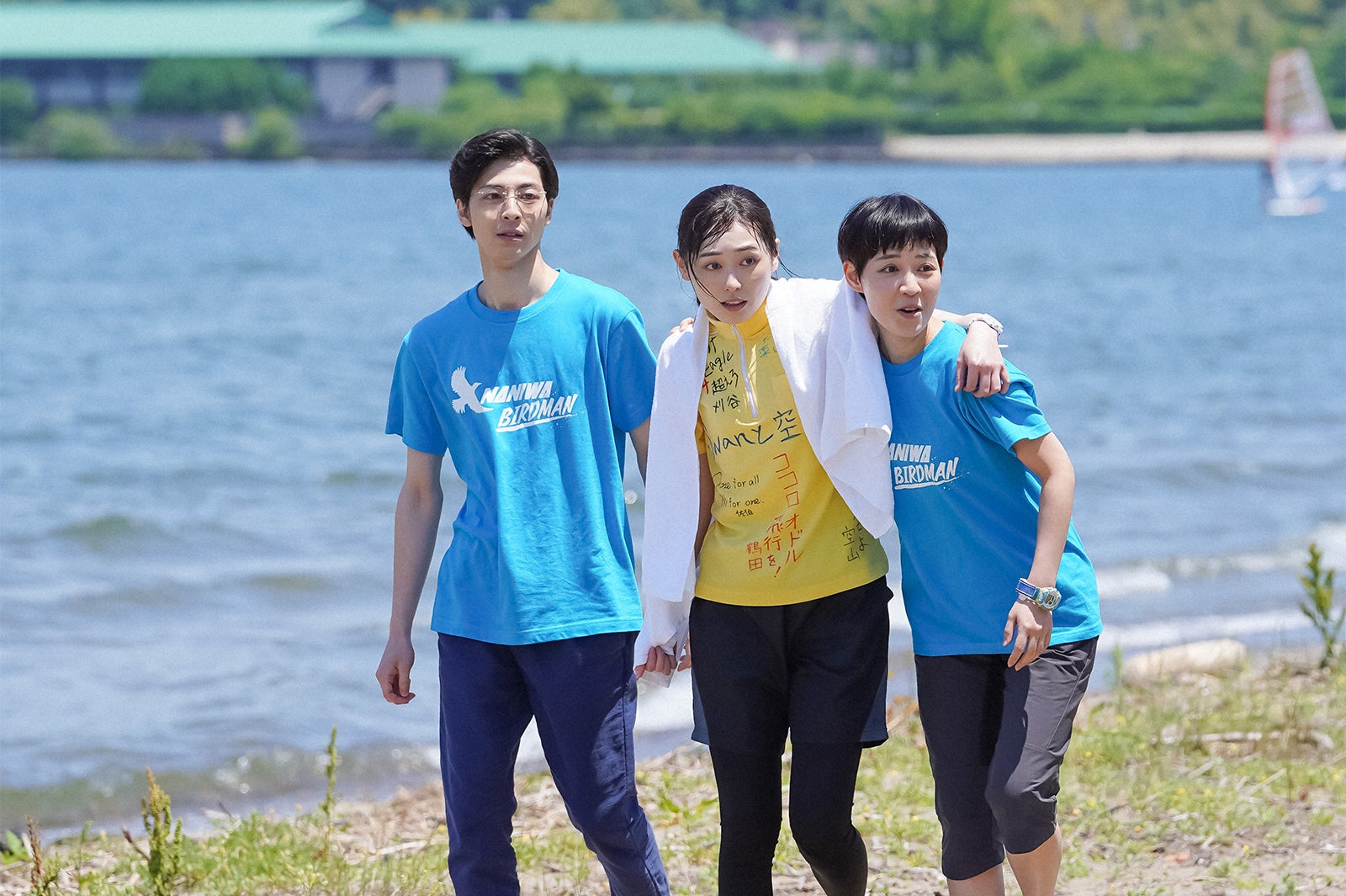 高杉真宙、福原遥、吉谷彩子／「舞いあがれ！」第28話（C）NHK