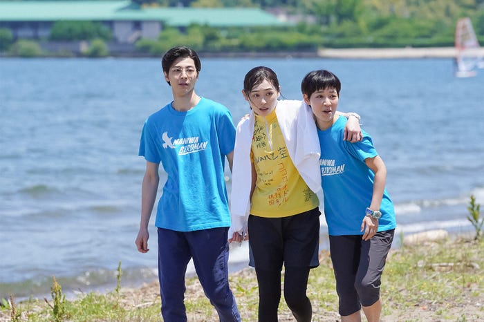 高杉真宙、福原遥、吉谷彩子/「舞いあがれ!」第28話(C)NHK