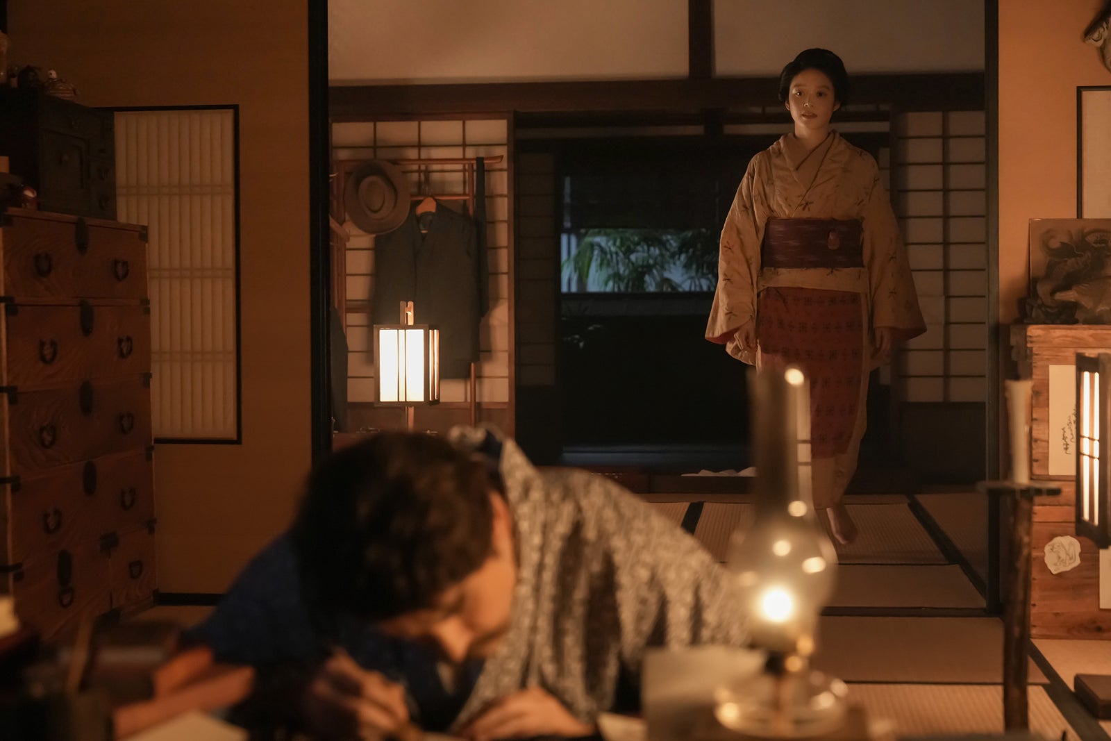 高石あかり、トミー・バストウ「ばけばけ」第62話（C）NHK