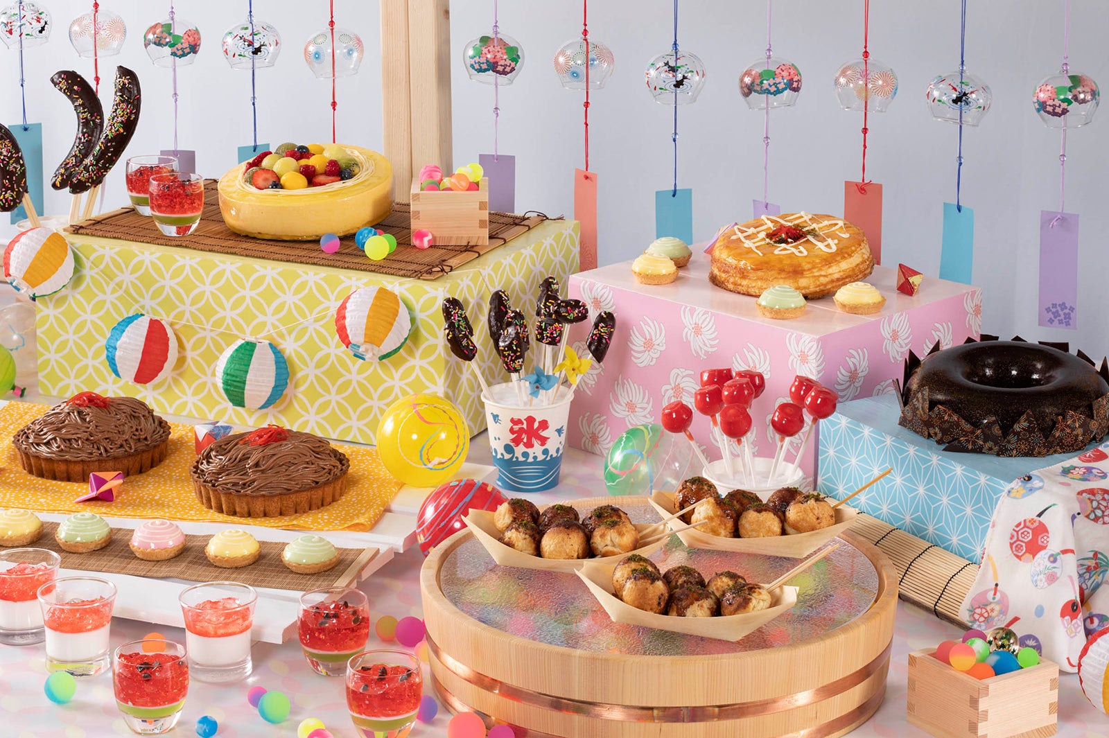 サマーデザートビュッフェナツマツリ／画像提供：ヒルトン東京ベイ