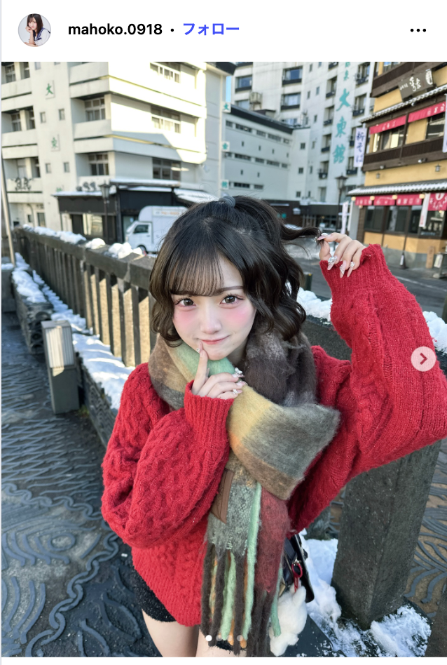 瀬乃真帆子Instagramより