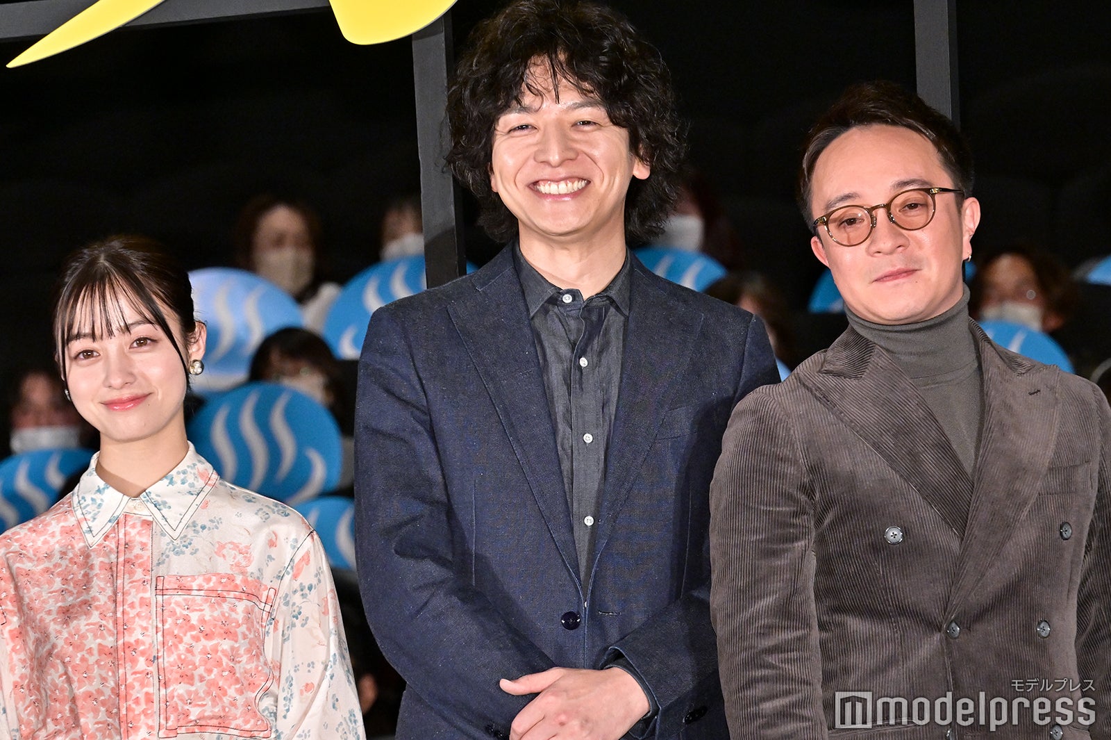 「湯道」初日舞台挨拶に出席した橋本環奈、生田斗真、濱田岳 （C）モデルプレス