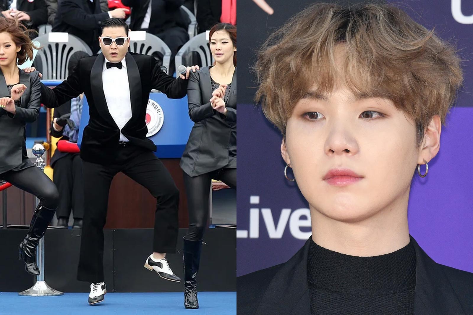 BTS・SUGA、PSYの5年ぶりアルバム「サダ9」でレジェンド級コラボ「小さい頃の友達と作曲しているようだった」